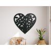 Wandsticker LEBENSBAUM LIEBE (Bildabmessungen 20 x 18,5 cm, Bildfarbe Grau)