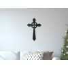 Wandkreuz (Bildabmessungen 65 x 40,5 cm, Bildfarbe Grau)