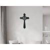 Wandkreuz (Bildabmessungen 65 x 40,5 cm, Bildfarbe Grau)