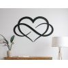 Sticker SYMBOL UNENDLICHER LIEBE (Bildabmessungen 89 x 139 cm, Bildfarbe Grau)