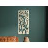 Wandbild JESUS AM KREUZ (Bildabmessungen 65 x 29,5 cm, Bildfarbe Grau)