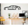 Holzbild Audi RS7 (Bildabmessungen 16,5 x 60 cm, Bildfarbe Grau)