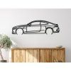 Modernes Bild Mercedes C63 AMG (Bildabmessungen 18 x 60 cm, Bildfarbe Grau)