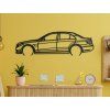 Bild Mercedes E63 AMG (Bildabmessungen 18,5 x 60 cm, Bildfarbe Grau)