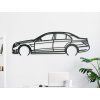Bild Mercedes E63 AMG (Bildabmessungen 18,5 x 60 cm, Bildfarbe Grau)