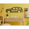Moderner Sticker BMW X3 (Bildabmessungen 21,5 x 60 cm, Bildfarbe Grau)