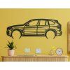Moderner Sticker BMW X3 (Bildabmessungen 21,5 x 60 cm, Bildfarbe Grau)