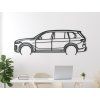 Holzbild BMW X7 (Bildabmessungen 20,5 x 60 cm, Bildfarbe Grau)