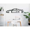 Sticker Ferrari SF90 Stradale (Bildabmessungen 15,5 x 60 cm, Bildfarbe Grau)