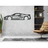 Sticker 21 C8 Corvette (Bildabmessungen 15,5 x 60 cm, Bildfarbe Grau)