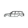 Bild Range Rover Vogue (Bildabmessungen 17,5 x 60 cm, Bildfarbe Grau)
