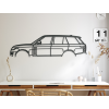Bild Range Rover Vogue (Bildabmessungen 17,5 x 60 cm, Bildfarbe Grau)