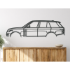 Bild Range Rover Vogue (Bildabmessungen 17,5 x 60 cm, Bildfarbe Grau)