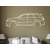 Bild Jeep Grand Cherokee (Bildabmessungen 21,5 x 60 cm, Bildfarbe Grau)