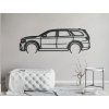 Modernes Bild Dodge Durango SRT 392 (Bildabmessungen 20,5 x 60 cm, Bildfarbe Grau)