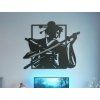 Wandbild KRIEGERPRINZESSIN (Bildabmessungen 37 x 44,5 cm, Bildfarbe Grau)