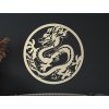 55842 runder holzsticker drache
