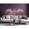 55866 1 holzerne wanddekoration kampfende hirsche