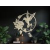 55875 holzerne wanddekoration kolibri