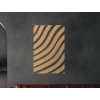Abstraktes Wandbild Zebra
