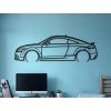 Wandbild TT RS Quattro (Bildabmessungen 19,5 x 60 cm, Bildfarbe Grau)
