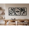 Abstraktes Wandbild AUGEN UND FORMEN