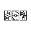 Abstraktes Wandbild AUGEN UND FORMEN