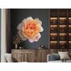 Bild Orangefarbene Rose (Bildabmessungen 32 x 33 cm, Oberflächenfinish Matt)