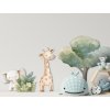 Farbbilder-Set GIRAFFE UND ELEFANT