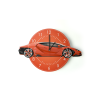 Detské hodiny na stenu Lamborghini (Bildabmessungen 50 x 73,5 cm, Zeigerfarbe Weiß)