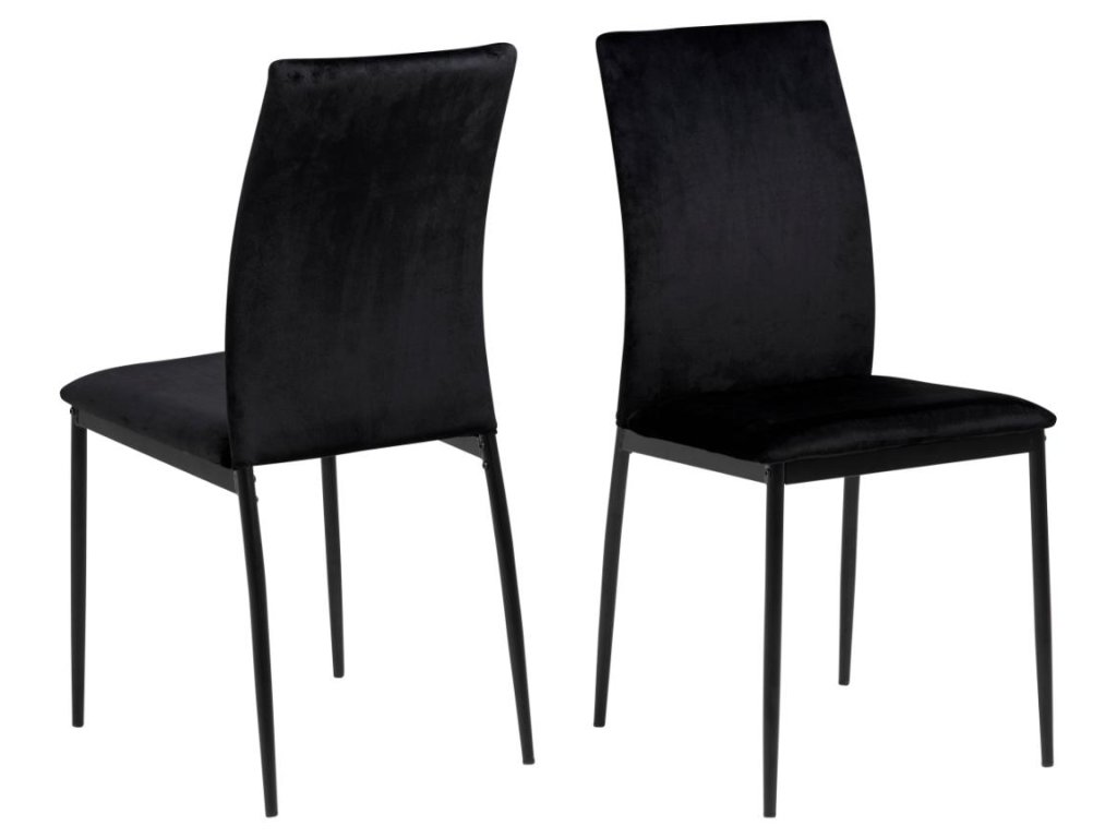 61285 jedalenska stolicka demina 4 ks cierna