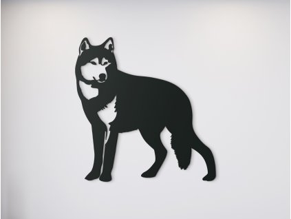 3D samolepka Nebojácný vlk