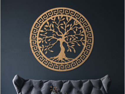 Dřevěný obraz Řecký Strom života