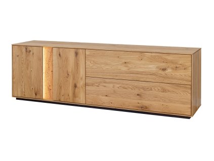Dubový TV stolek Collodi - 185 cm