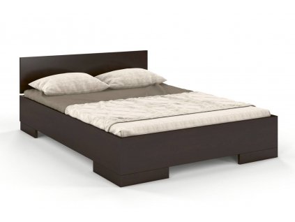 Dřevěná postel z borovice Spectrum Maxi - palisandr