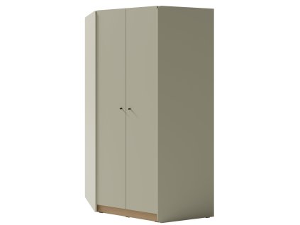 Rohová skříň Alesio AE2 - zelená