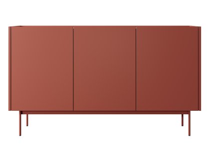 Široká komoda Color - cihlová