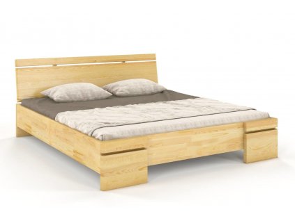 Dřevěná postel z borovice Sparta Maxi - přírodní
