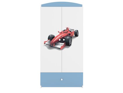 Dětská skříň Formule (modrá)