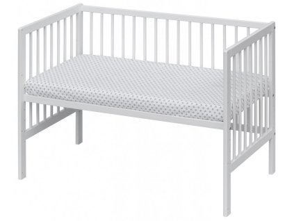 39826 3 39826 plachta do postielky hviezda biela 120 x 60 cm