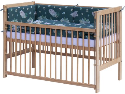 58795 detska postielka s kompletnou vybavou gata zelena 120 x 60 cm