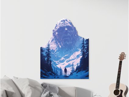 Obraz Tvár hory (Rozměr obrazu 100 x 79,5 cm, Povrchová úprava 3D)