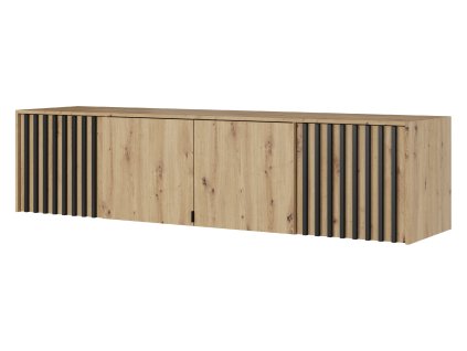 60040 nelly 4d nadstavec na skrinu dub artisan cierna