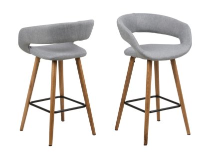 60775 barova stolicka grace 2 ks siva prirodna