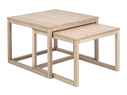 60820 konferencny stolik cornus 2 ks dub bieleny