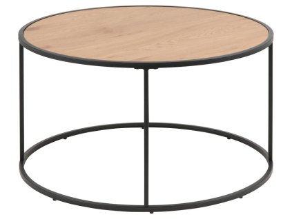 60886 okruhly konferencny stolik seaford dub divoky cierna