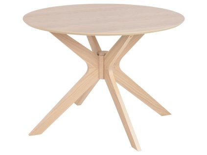 60901 okruhly jedalensky stol duncan dub bieleny