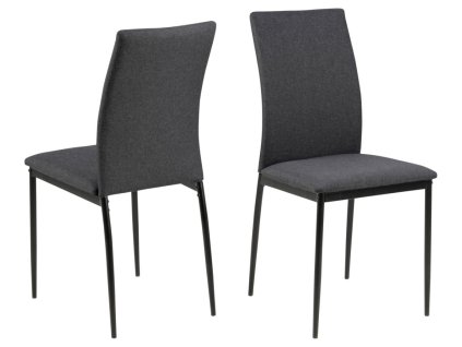 61051 jedalenska stolicka demina 4 ks siva cierna
