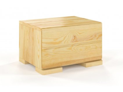 Dřevěný noční stolek Sandemo I borovice - přírodní