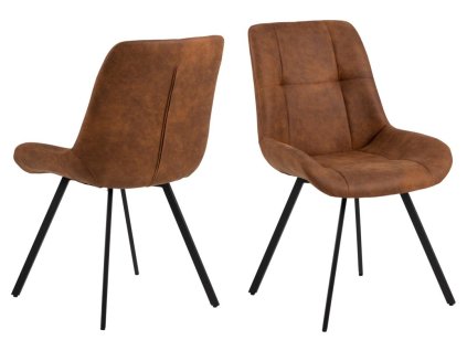 61831 jedalenska stolicka waylor 2 ks hneda cierna